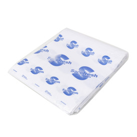 PE-Paper Bags with Adhesive Flap Sacofresh Blue 30x25cm (1.200 Units)
