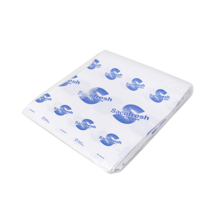 PE-Paper Bags with Adhesive Flap Sacofresh Blue 30x25cm (1.200 Units)