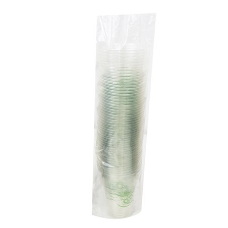 Transparent biodegradable PLA cup for cold drinks