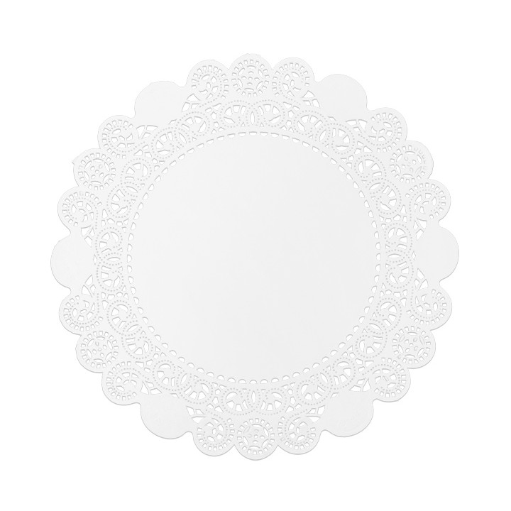 Paper Lace Doilie White "Litos" Ø14cm (250 Units)