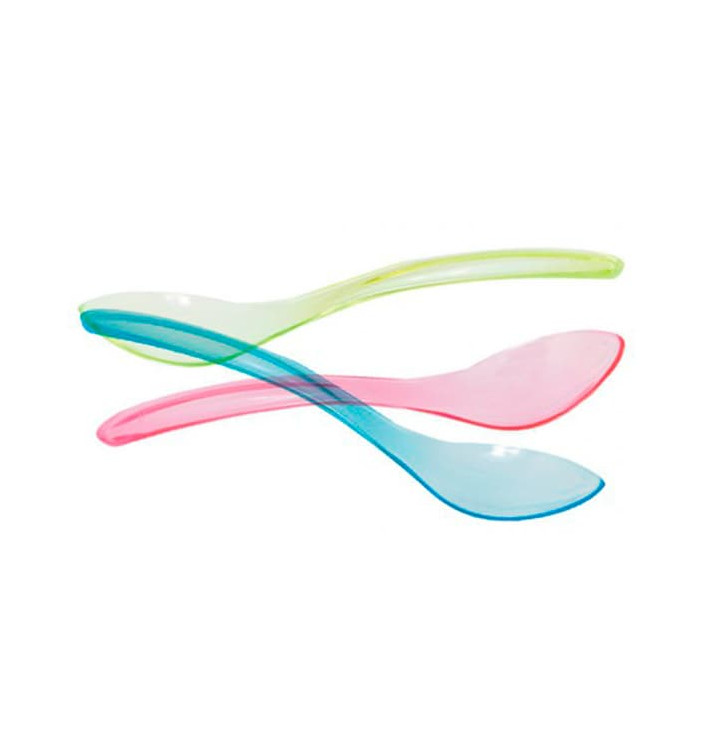 Plastic Ice Cream Spoon Wrapped Pack 14,7cm 