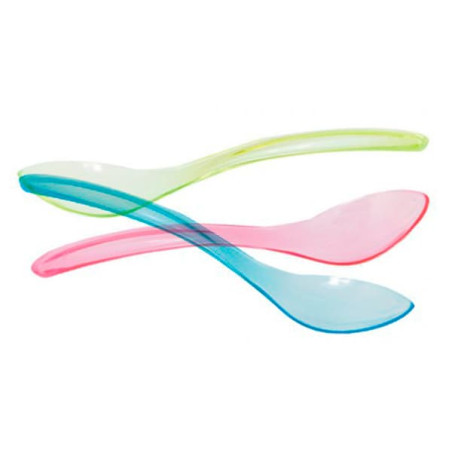 Plastic Ice Cream Spoon Wrapped Pack 14,7cm 