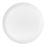 Paper Plate Round Shape White Ø32cm 600g/m² (50 Units)