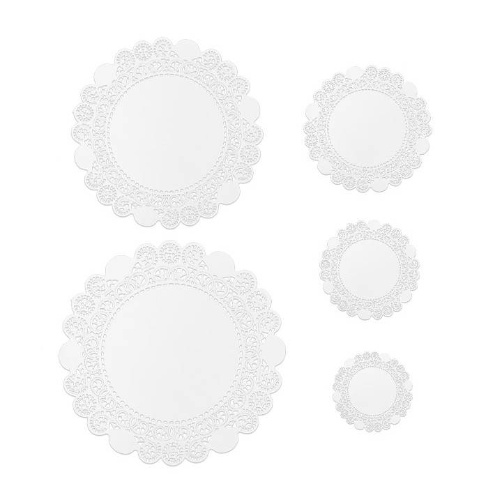 Paper Lace Doilie White "Litos" Ø23cm (250 Units)