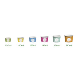 Paper Container Ice Cream Cool&Yummy 10Oz/310ml (600 Units)