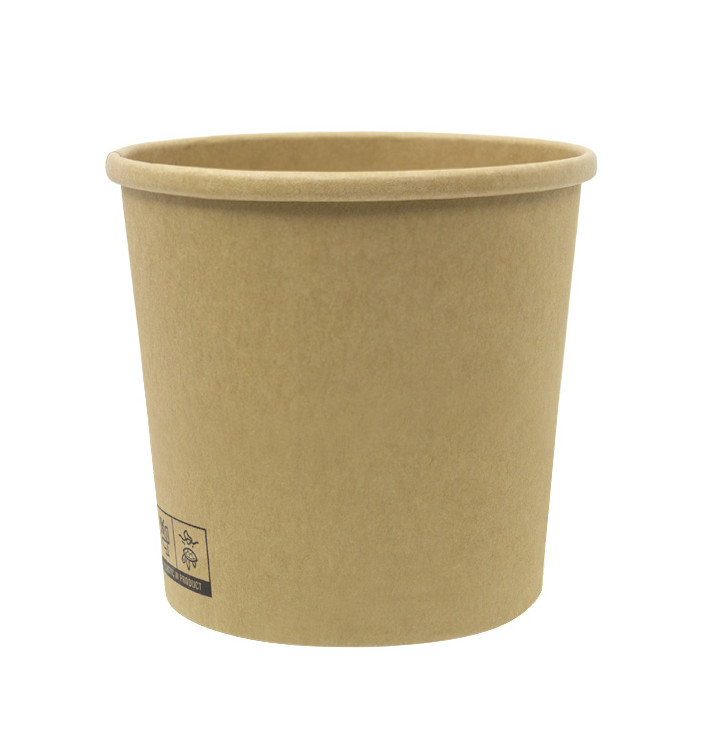 Kraft-Kraft Carton Pot 350ml Ø9,0cm (400 Units)