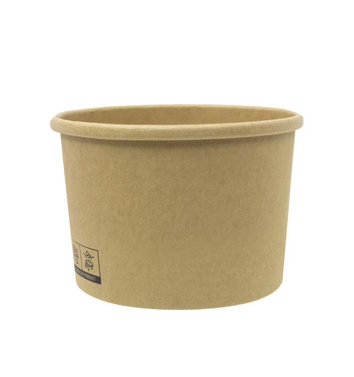 Kraft-Kraft Carton Pot 250ml Ø9,0cm (400 Units)