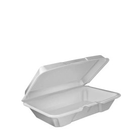 Foam Take-Out Container Asian 2,40x1,40x0,70cm (100 Units)