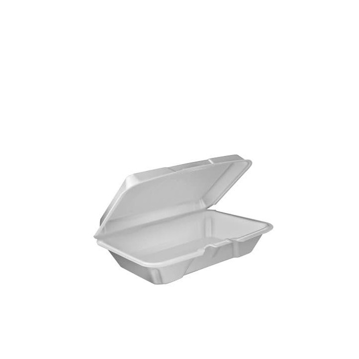 Foam Take-Out Container Asian 2,40x1,40x0,70cm (100 Units)