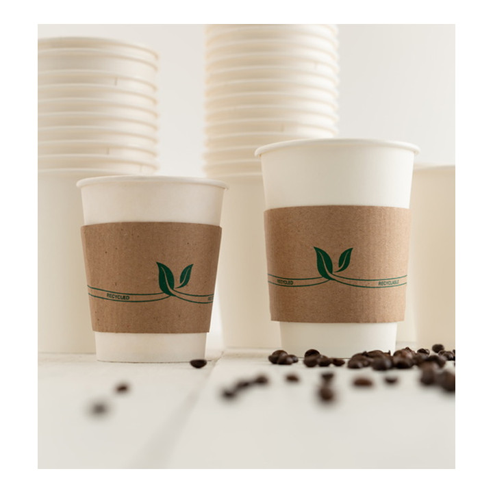 Paper Cup Sleeve Corrugated 12 / 20 Oz (100 Units)