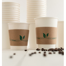 Paper Cup Sleeve Corrugated 8 Oz (1.000 Units)