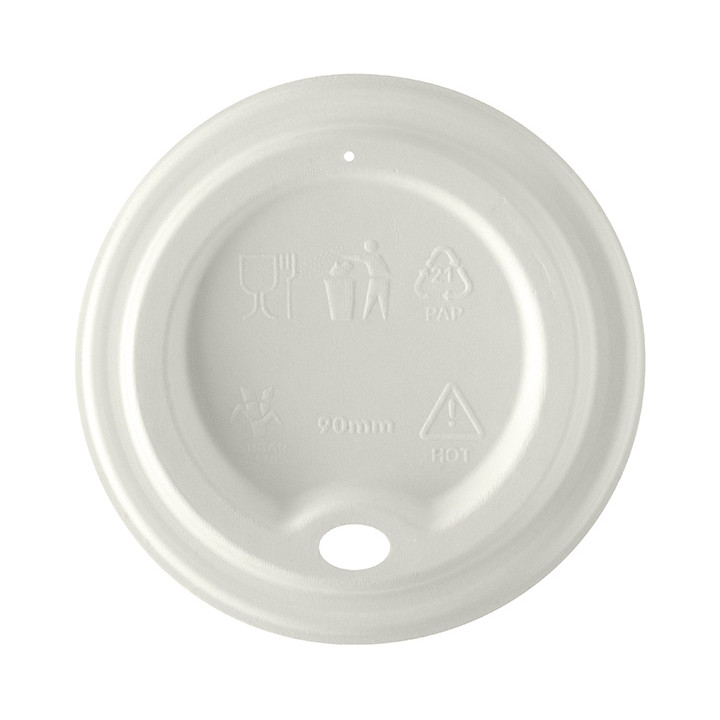 Cornstarch Cup PLA White 200ml Ø7cm (50 Units)