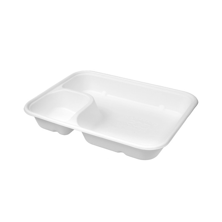 Sugarcane Tray Kraft 17x5x3,5cm (1000 Units)