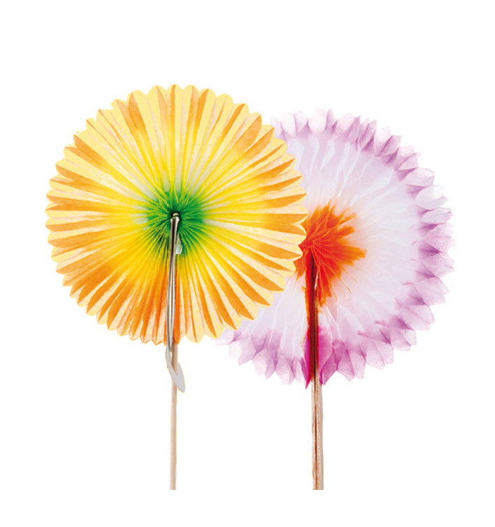 Ice Cream Decorating Set Chinese Fan Design 7,5cm 