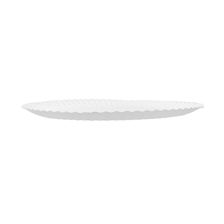 Paper Plate Round Shape White Ø32cm 600g/m² (50 Units)