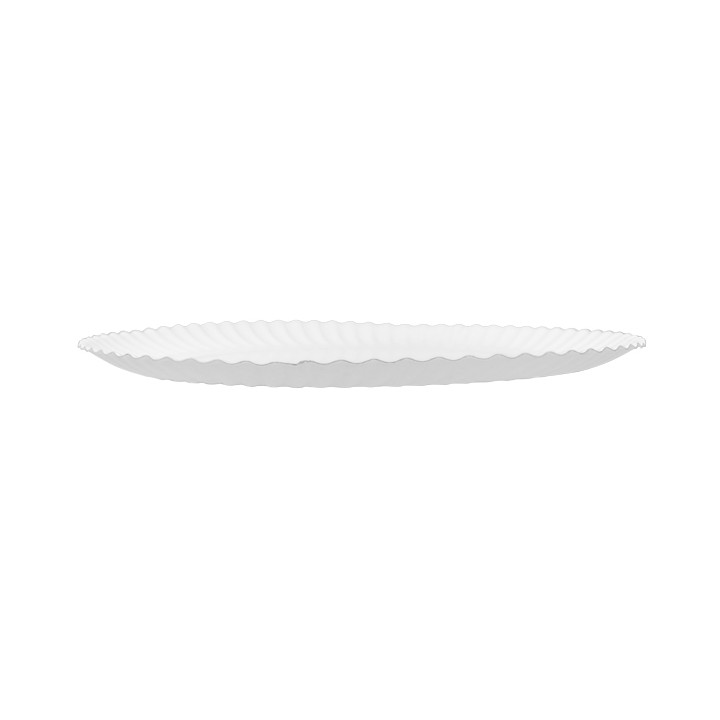 Paper Plate Round Shape White Ø27cm 550g/m² (400 Units)