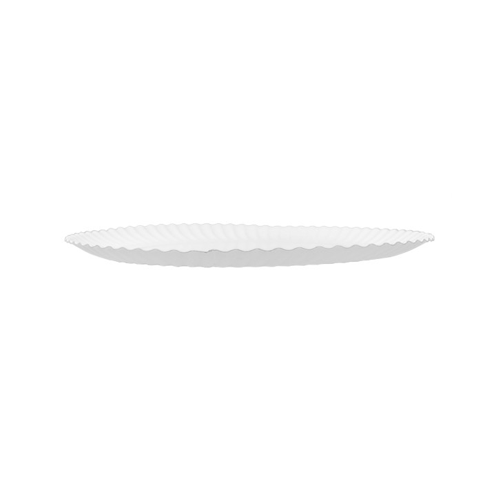 Paper Plate Round Shape White Ø23cm 450g/m² (50 Units)
