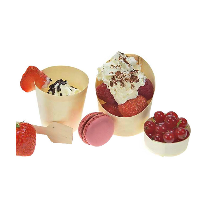 Wooden Tasting Cup 40ml Ø5x2cm (100 Units)  