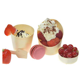 Wooden Tasting Cup 85ml Ø6,2x6,7cm (50 Units)  