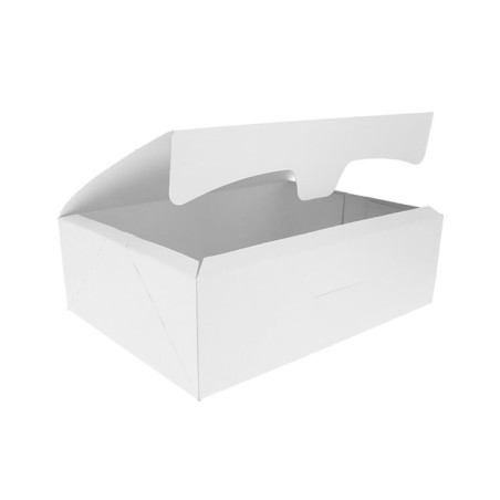 White cardboard pastry box 500 g