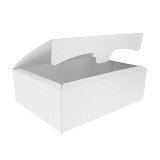 Paper Bakery Box White 20,4x15,8x6cm 1Kg (20 Units)