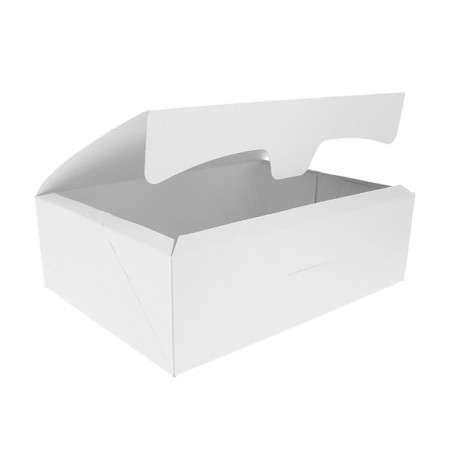 White cardboard pastry box 1 kg