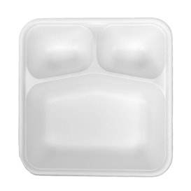 Papper Container Heat Sealable Kraft 550ml 19,2x13,7x2,7cm (65 Units)  