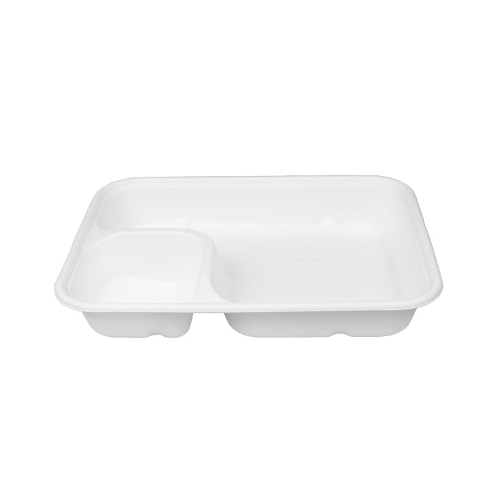 Sugarcane Tray Kraft 17x5x3,5cm (1000 Units)