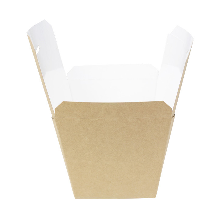 Paper Take-out Container Wok Kraft 950ml (25 Units)