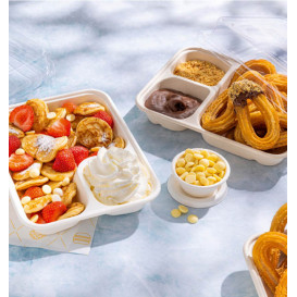 Nacho Tray in Sugar Cane 3C 16,5x21,5x3,5cm (400 Units)