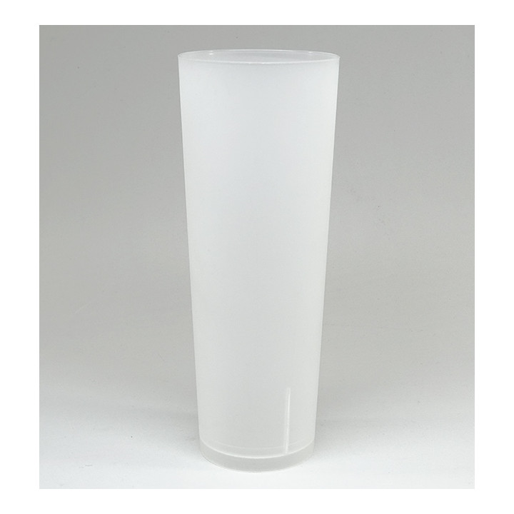 Reusable Durable Glass PP "Frost" 330ml (10 Units) 