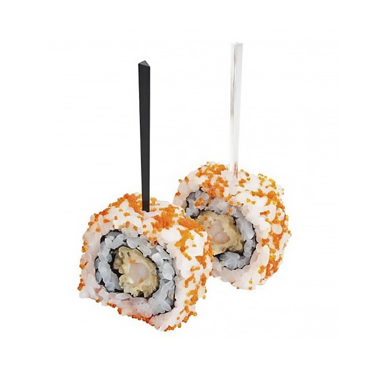 Plastic Food Pick Black 9cm (5.000 Units)