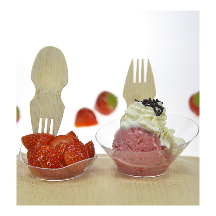 Bamboo Fork Spork 9cm in box (20 Units) 