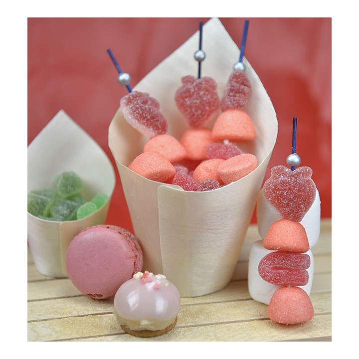 Wooden Tasting Cone 14cm (50 Units)