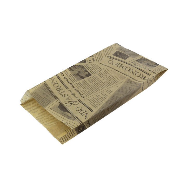 Paper Baguette Bag Kraft Times 12+2x26cm (X Units)
