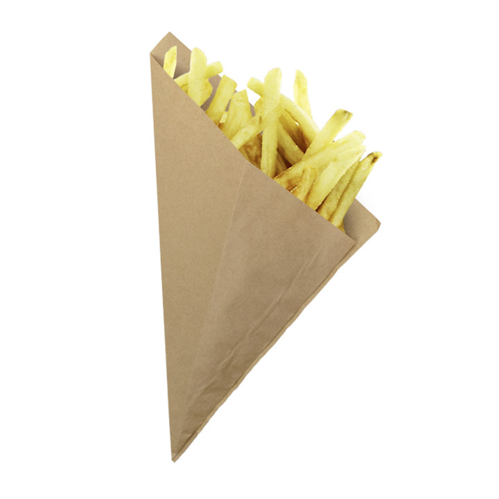 Paper Food Cone Grease-Proof Karft 27,5cm 250gr (100 Units)