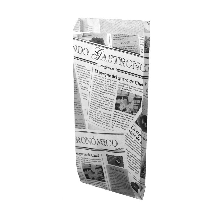 Paper Baguette Bag Times 12+2x26cm (2.000 Units)