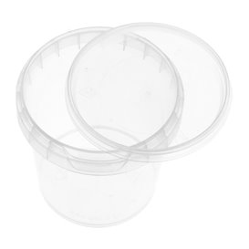 Plastic Deli Container with Plastic Lid PP Tamper-Evident 155ml Ø6,9 (960 Units)