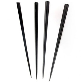 Plastic Stirrer PS Tipped Black 17,5cm (100 Units)  