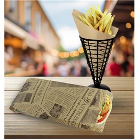 Paper Baguette Bag Kraft Times 12+2x26cm (2.000 Units)