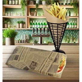 Paper Food Cone Grease-Proof Karft 19,5cm 50gr (2.000 Units)