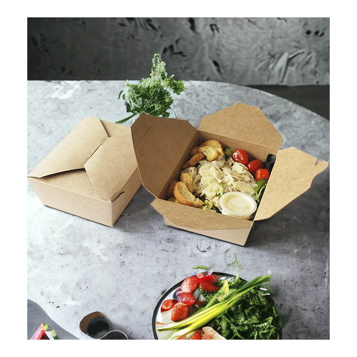 American Box Kraft-Kraft 21,5x15,5x6,5cm 1.900ml (25 Units)