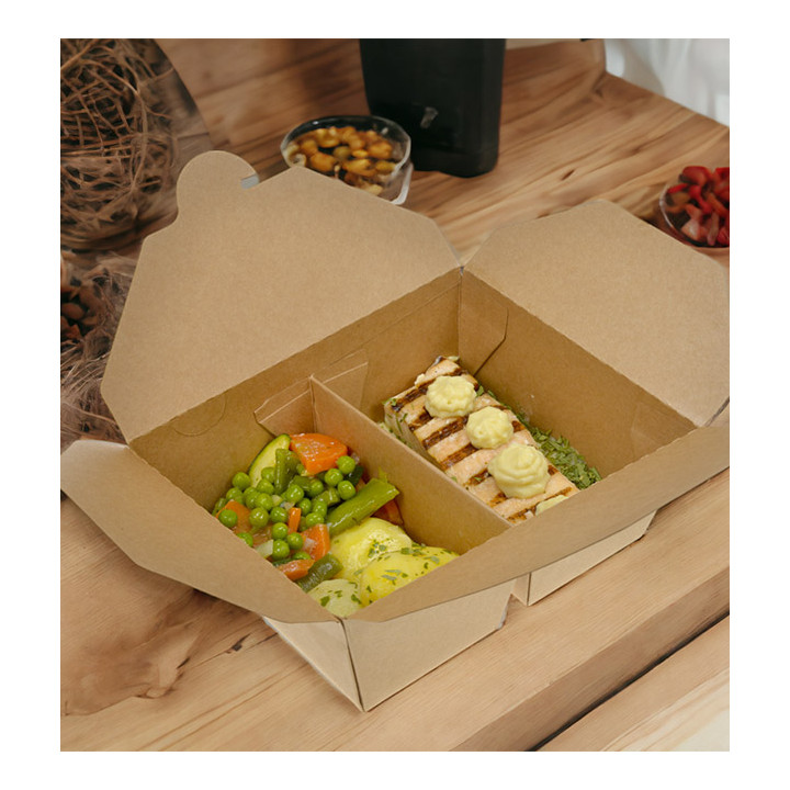 American Box Kraft-Kraft 2C 17x13,5x6,5cm 1.000ml (200 Units)
