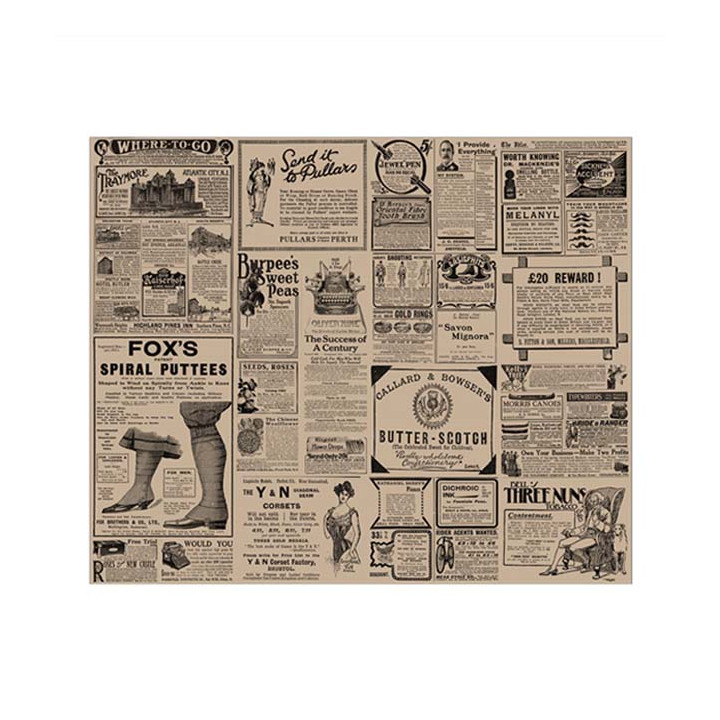 Paper Food Wrap Grease-Proof "Times" Kraft 31x38cm (4.000 Units)