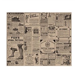 Paper Food Wrap Grease-Proof "Times" Kraft 31x38cm (1.000 Units) 