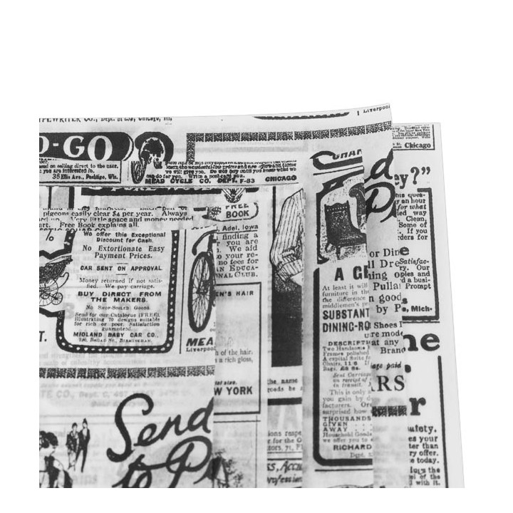 Paper Food Wrap Grease-Proof "Times" 28x33cm (4.000 Units)