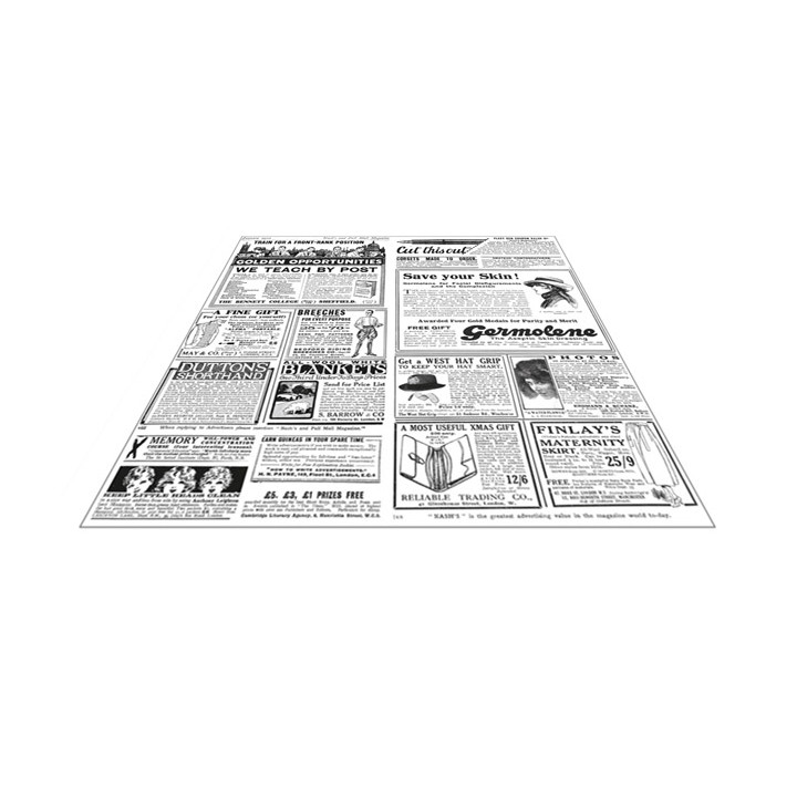 Paper Food Wrap Grease-Proof "Times" 31x38cm (1.000 Units) 