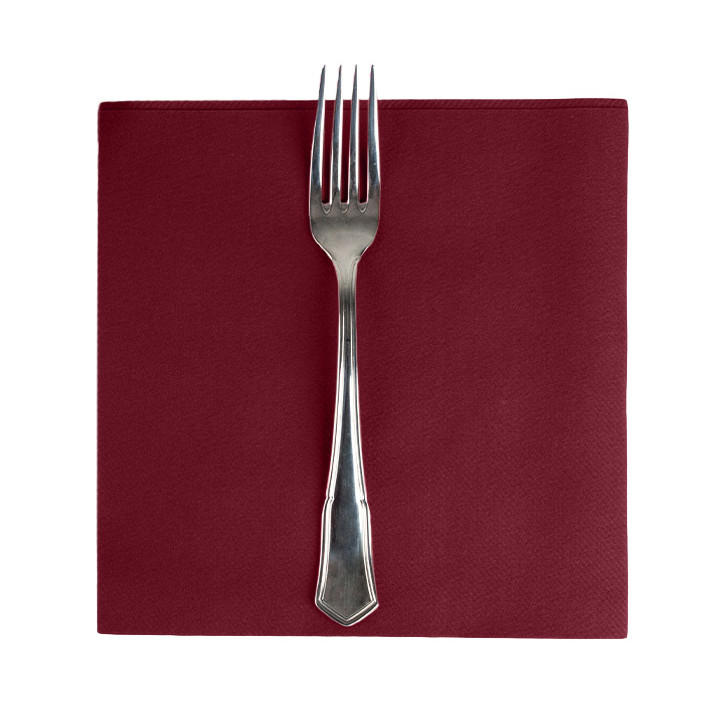 Airlaid Napkin Burgundy 40x40cm (50 Units) 