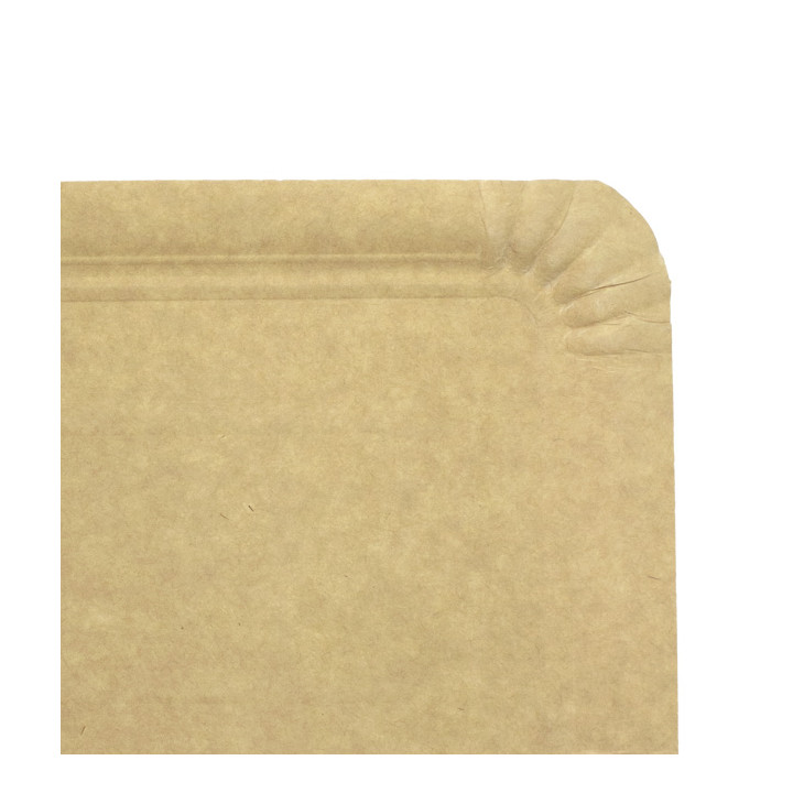 Paper Tray Rectangular shape Kraft 14x21 cm (100 Units)  