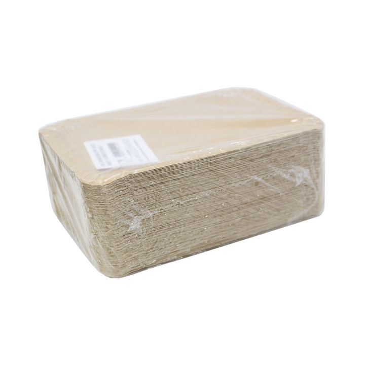 Paper Tray Rectangular shape Kraft 14x21 cm (2000 Units)